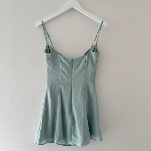 HOUSE OF CB Christiana Light Jade Mini Dress S - Picture 3 of 5